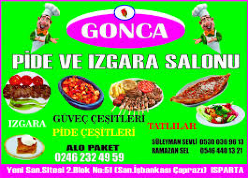 GONCA PİDE VE IZGARA SALONU